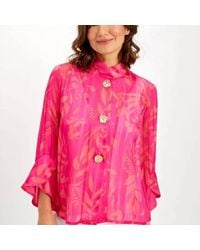 FRANK LYMAN - Woven Silk Jacket - Lyst