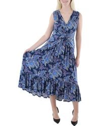 Lauren by Ralph Lauren - Floral Long Maxi Dress - Lyst