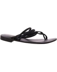 Free People - Kayla Leather Slip-on Slide Sandals - Lyst