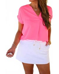 Jess Lea - Whitney Woven Blouse - Lyst