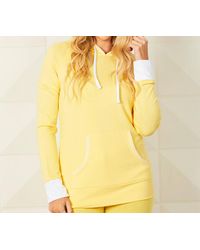 French Kyss - Detail Hoodie With Pocket - Lyst