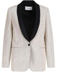 Lardini - Embellished Shawl Lapel Blazer - Lyst