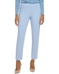 Calvin Klein - Petites High Rise Solid Ankle Pants - Lyst