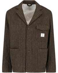 Roy Rogers - Herringbone Single-Breasted Jacket - Lyst