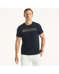 Nautica - Logo Graphic T-Shirt - Lyst