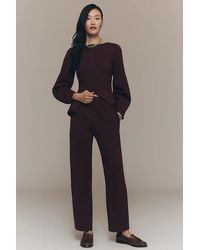 ALIGNE - Ponte High-Rise Trousers Pants - Lyst