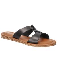 Bella Vita - Dov-italy Leather Comfort Insole Slide Sandals - Lyst