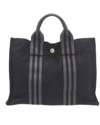 Hermès - Fourre Tout Cotton Tote Bag (pre-owned) - Lyst