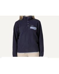 Patagonia - Lightweight Synchilla Snap-T Fleece Pullover Sweatshirt - Lyst