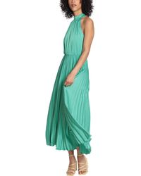 Maggy London - Halter Mock Neck Midi Dress - Lyst