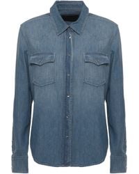 Dondup - Denim Button Pockets Shirt - Lyst