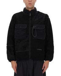 and wander - Polyester Wool Jacket - Lyst