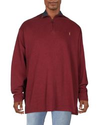 Polo Ralph Lauren - Big & Tall Double Knit Pullover 3/4 Zip Pullover - Lyst