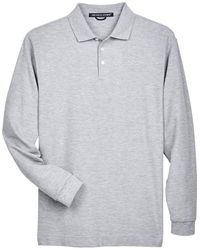 Devon & Jones - Pima Piqu Long Sleeve Polo - Lyst