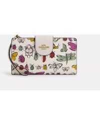 COACH - Phone Wallet With Creature Print - Lyst