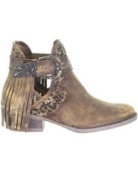 Circle - Fringe Harness Shortie Boot - Lyst