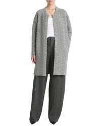 Vince - Textured Soft Sculpt Wool & Alpaca-Blend Car Coat - Lyst