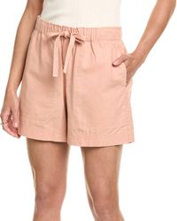 Vince - Mid-Waist Tie-Front Pull-On Short - Lyst