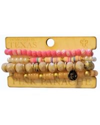 Pink Panache - Stretch Stack Bracelet Set - Lyst