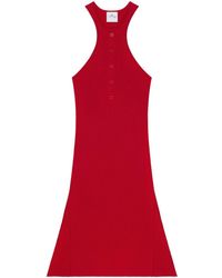 Courreges - Scuba Dress With Racerback And Flared Silhouette - Lyst