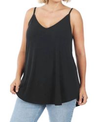 Zenana - Reversible Spaghetti Strap Tank Top - Lyst