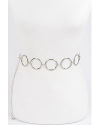 Fashnzfab - Multi Round Chain Belt - Lyst