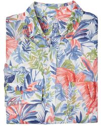 J.McLaughlin - Mangrove Flower Gramercy Linen Shirt - Lyst