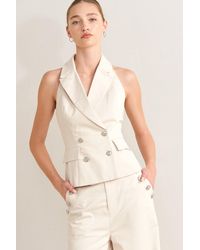 TRUEDAMES - Runway Tailored Woven Vest - Lyst
