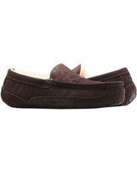 UGG - Australia Ascot Moccasin Slippers 1101110-Blk - Lyst