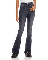 7 For All Mankind - Skinny Boot Cut High-waist Jeans - Lyst