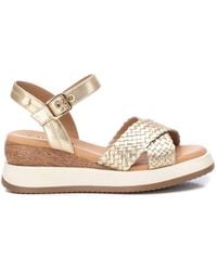 Xti - Carmela Leather Casual Sandals By - Lyst