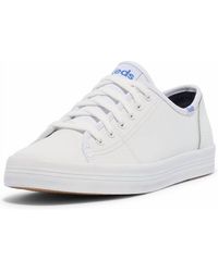 Keds - Kickstarter Leather Lace-Up Sneakers - Lyst