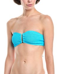 Bondeye - Tie-Back Blake Bandeau Bikini Top - Lyst