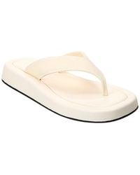 The Row - Ginza Velvet Platform Sandal - Lyst