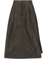 Aspesi - Polished Polyester Skirt - Lyst