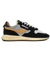 Autry - Low-Top Sneakers With Mesh And Suede Overlays - Lyst
