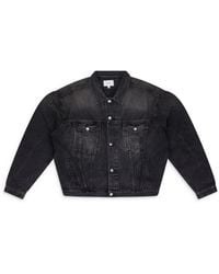 Rhude - Oversized Denim Trucker Jacket - Lyst