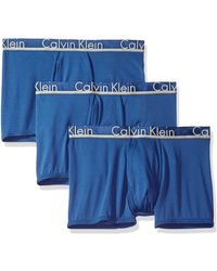 Calvin Klein - 3 Underwear Comfort Microfiber Trunks - Lyst