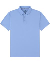 Tom Baine - Performance Stretch Solid Short Sleeve Polo - Lyst
