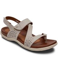 Cobb Hill - Rubey Leather Adjustable Slingback Sandals - Lyst