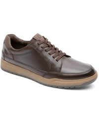 Rockport - Bronson Leather Lace-up Casual And Fashion Sneakers - Lyst