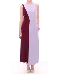 CASASOLA - Lavender Gown Silk Long Dress Purple Mom10073 - Lyst