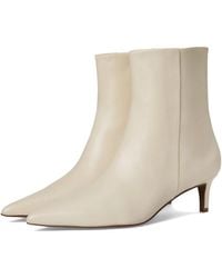 Seychelles - Dinner Date Boots Ivory Leather Ankle Bootie Zogg2848 - Lyst