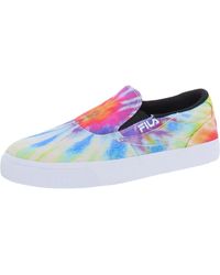 Fila - Tie Dye Laceless Casual And Fashion Sneakers - Lyst