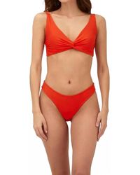 MALAI - Knotty Bikini Top - Lyst