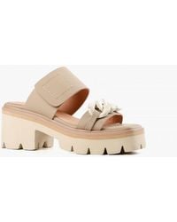 All Black - Link & Lugg Vel Sandal - Lyst