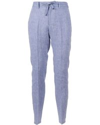 Berwich - Pantalone Spiaggia Blu - Lyst