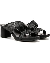 Naturalizer - Inez 2 Sandals Slides Block Heel Zpo1481 ,7.5) - Lyst