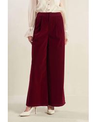 FREEMARKET - Coy Charm Velvet Wide Leg Pant - Lyst