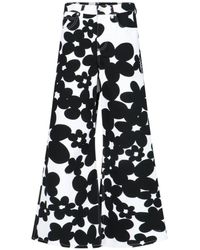 Marni - Dillies" Floral Print Wide-Leg Pants - Lyst